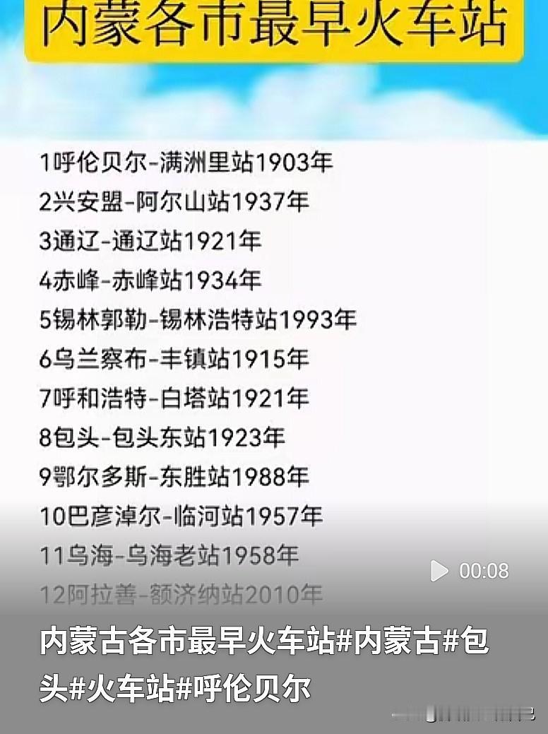 提起内蒙古的铁路，大家脑海里是不是立马浮现出一望无际的大草原和缓缓驶过的绿皮火车