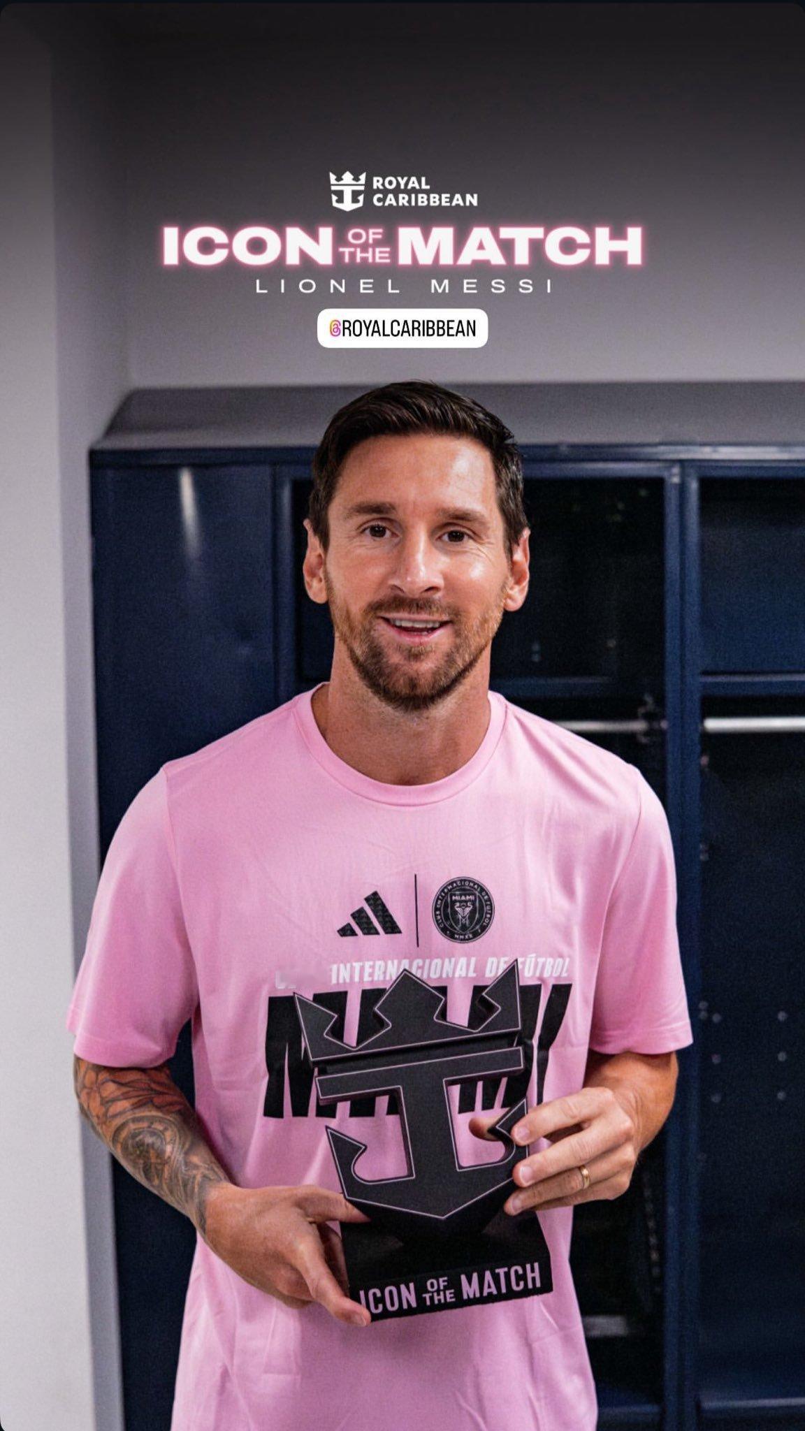 今天的Icon Of The Match又是梅西全场最佳🐐梅西[超话]纽约红牛
