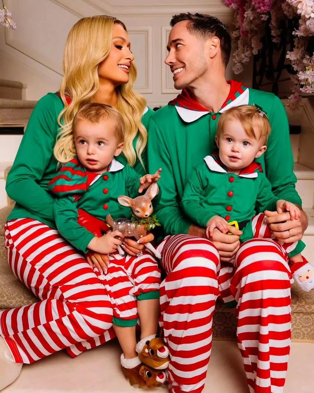 明星们的圣诞🎄家庭照 