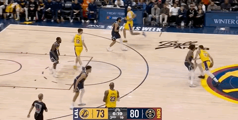 湖人打出11-0高潮，只差5分了！ 