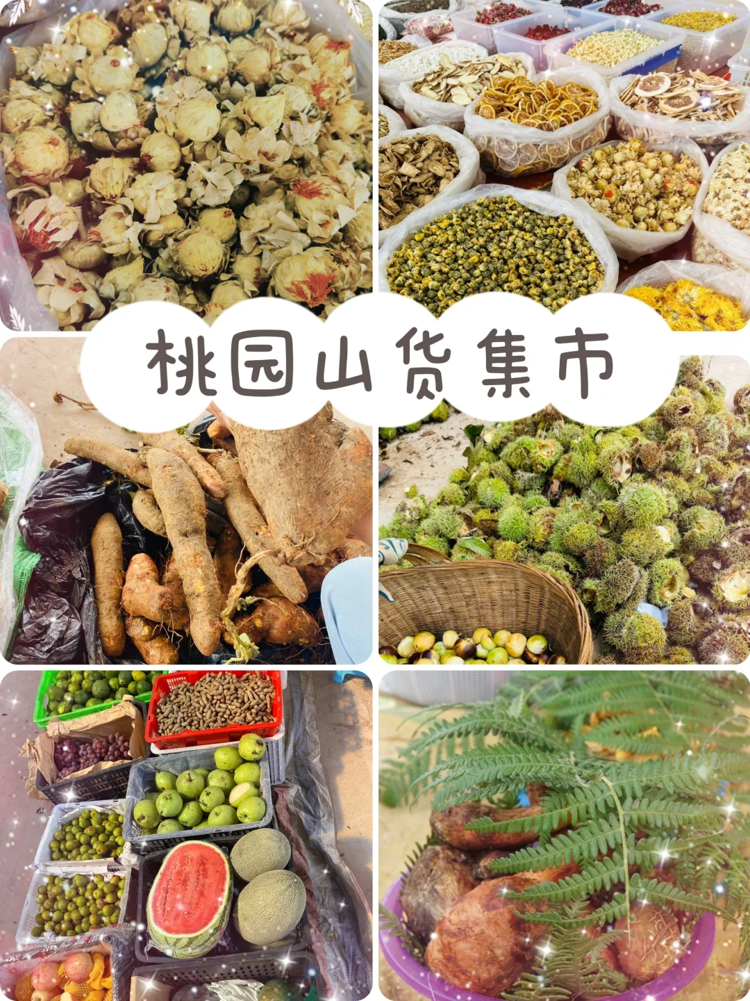 桃园集市淘山货，快乐满满收获多