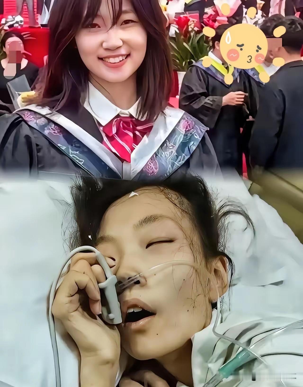 25岁女孩抗癌8年，毕业照笑容灿烂，病床模样看哭无数人[流泪]

一张拼接图戳中