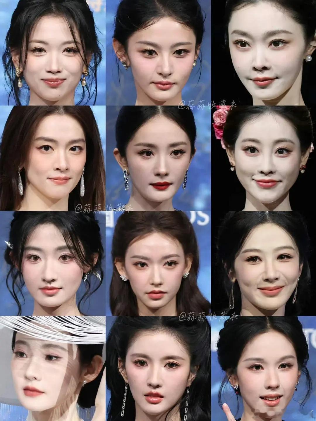 她们的妆容咋都这么像啊… 