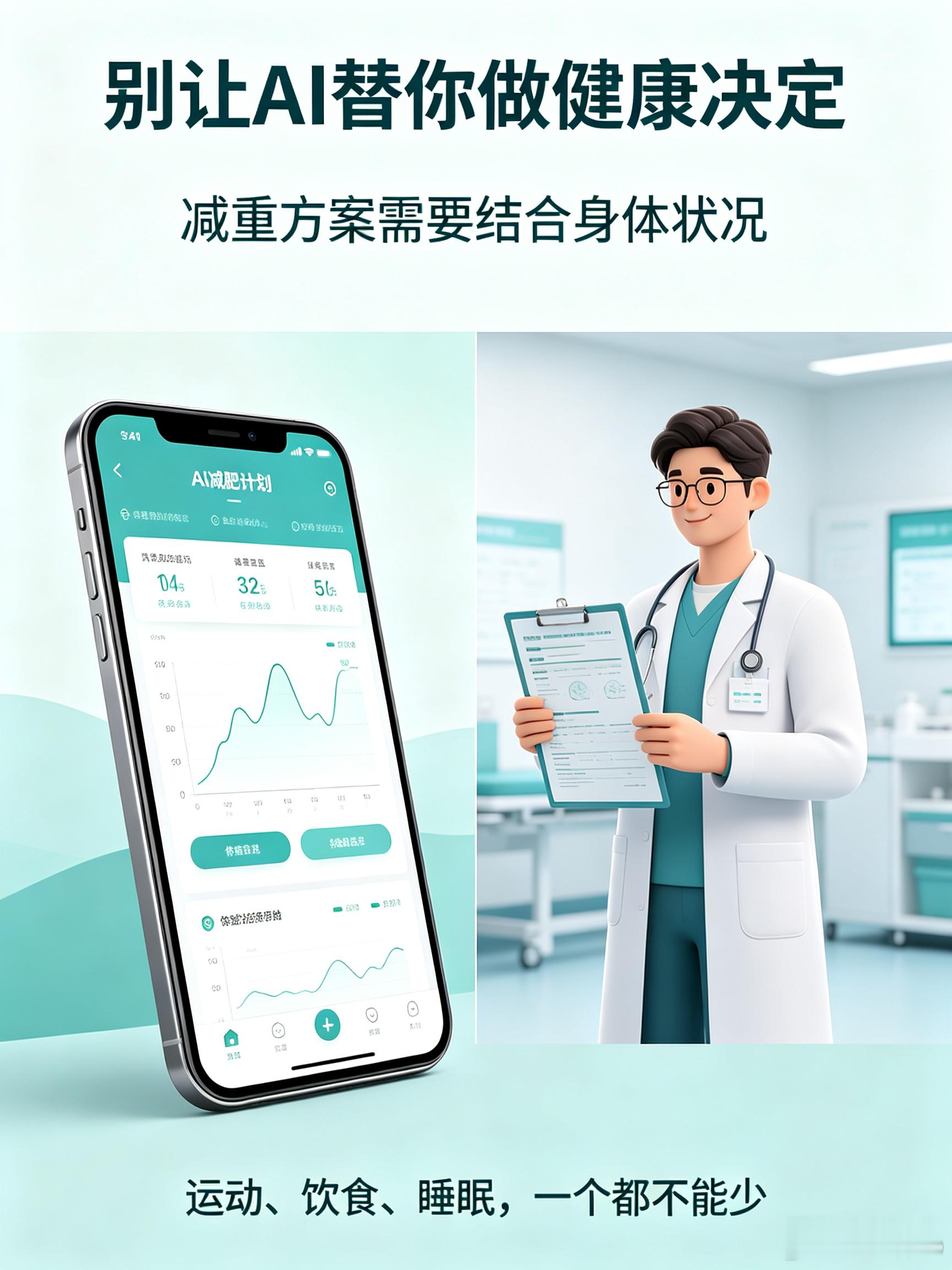 男子靠AI制订方案45天瘦40斤险丧命我也试过用AI规划减肥方案，不得不承认它给