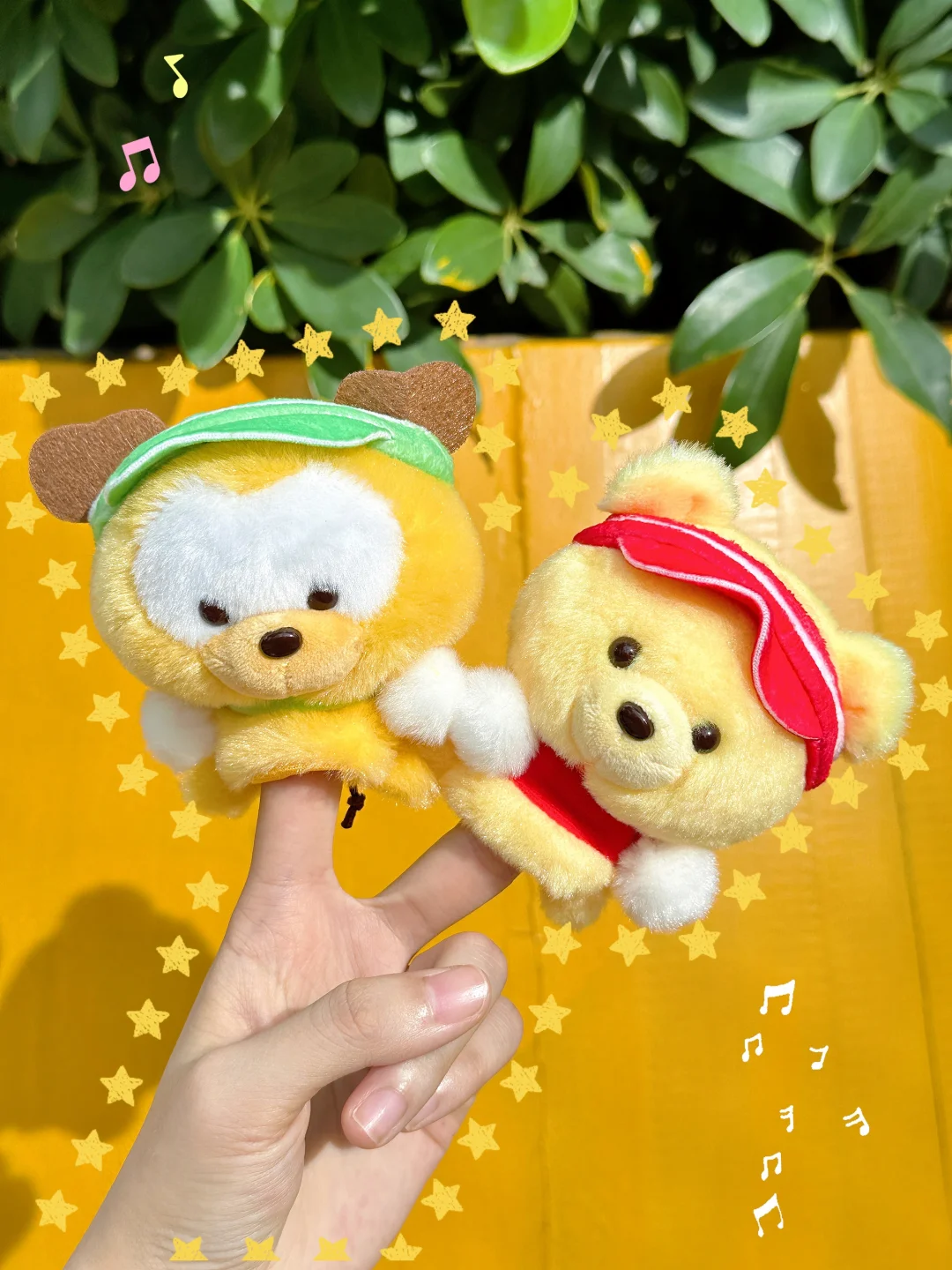 可爱的迪士尼指偶我一下就全部拥有了！🥳