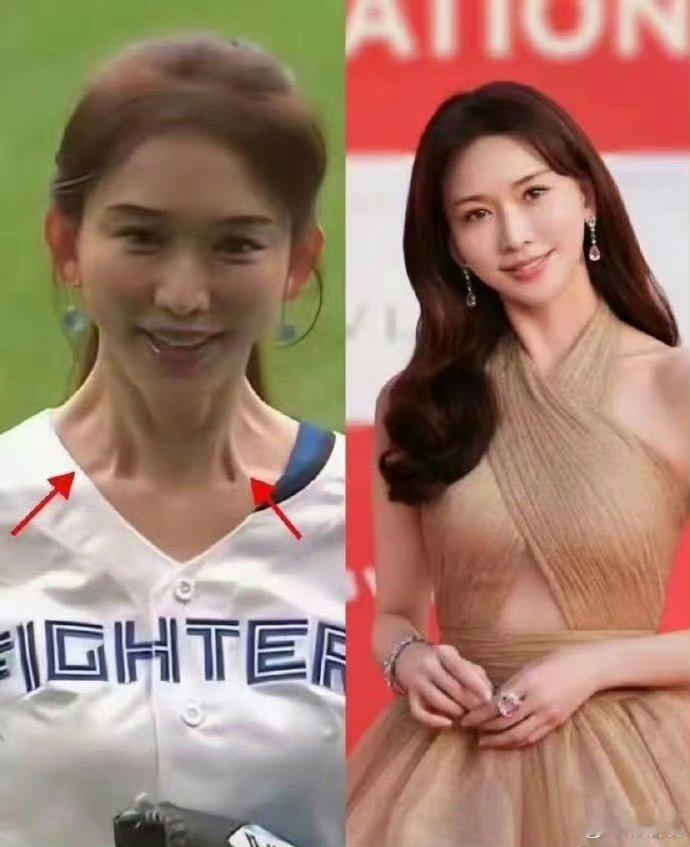 第一次直观感受到林志玲的花期要结束了。 