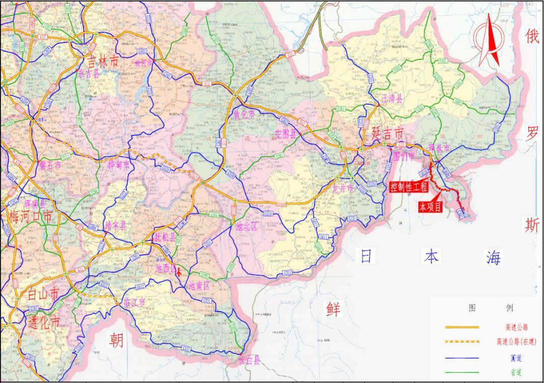 中交路桥北方公司中标G12珲春至乌兰浩特高速公路防川至珲春段项目控制性工程