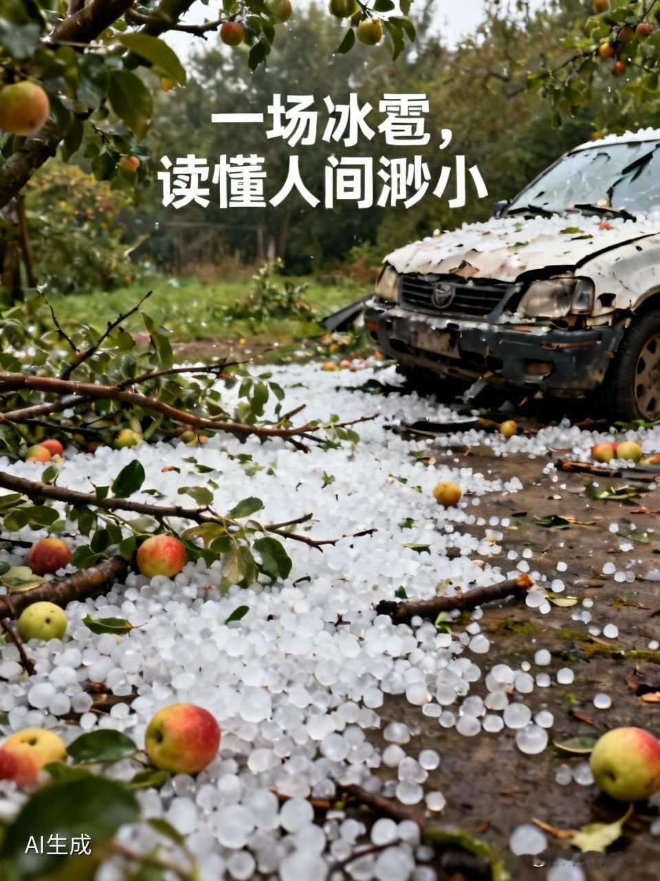 一场冰雹，读懂人间渺小
 
2026年6月16日，张家口宣化，午后原本安稳平淡。