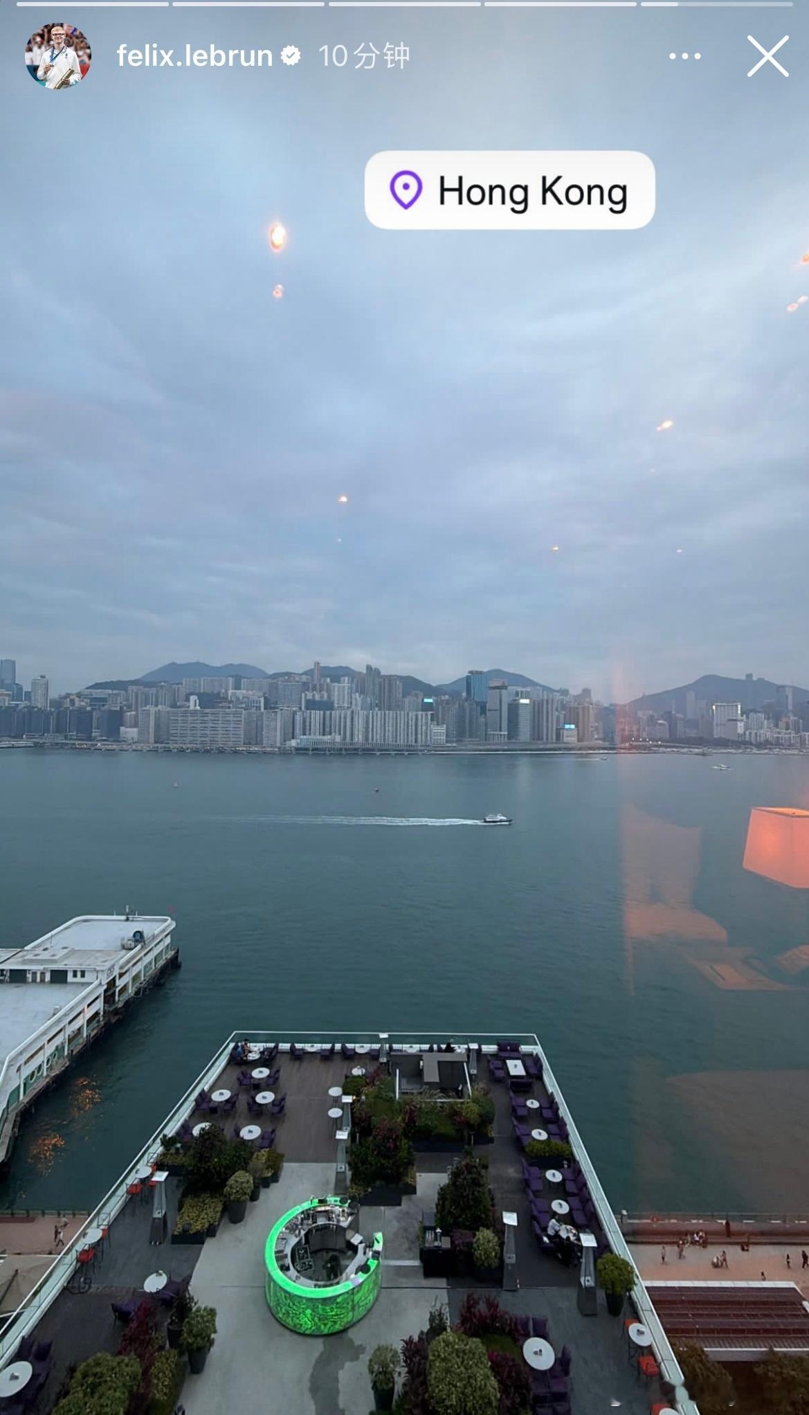 WTT香港总决赛2025 费利克斯·勒布伦到达香港🇭🇰 