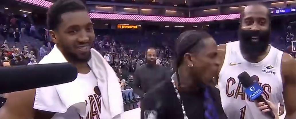 哈登：“我告诉米切尔，你就是这支球队的领袖。我来这里是来支持你的，尽一切努力帮助