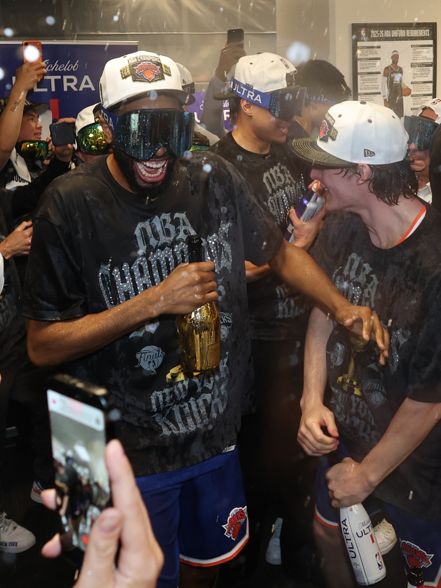 香槟时刻🍾🍾尼克斯NBA总冠军