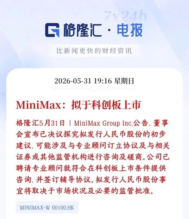AI板块迎巨无霸！MiniMax回A科创板，重塑大模型格局AI核心赛道再迎重磅催