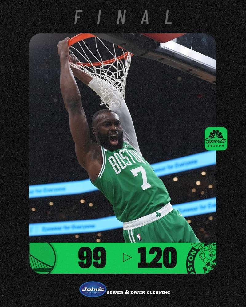 120：99轻松战胜勇士，回归主场后取得了3连胜！波士顿凯尔特人凯尔特人热爱日记