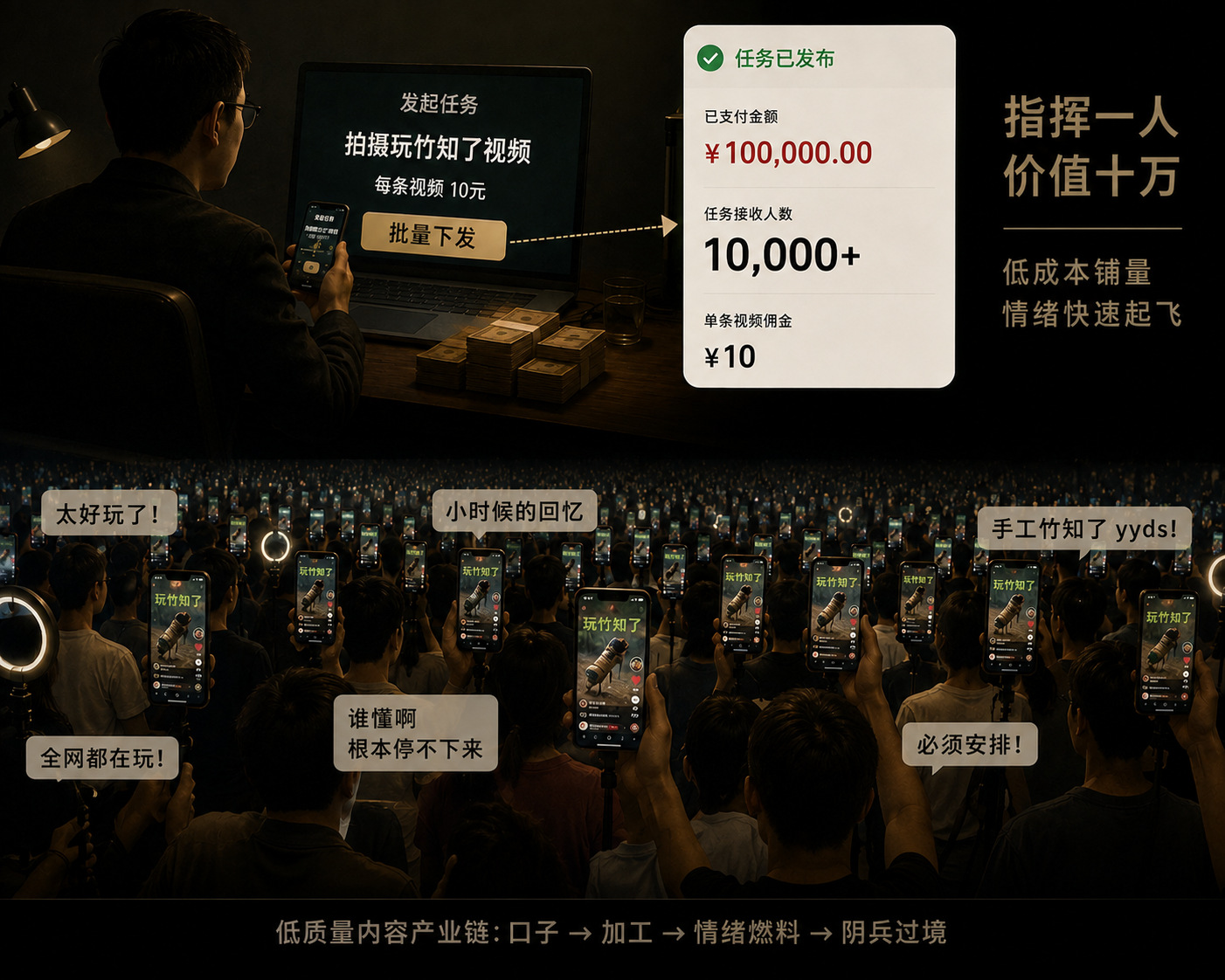 余承东竹知了玩梗遭投诉竹知了风波如果只讲“华为瞎投诉，把小事闹大”，那要不是眼睛