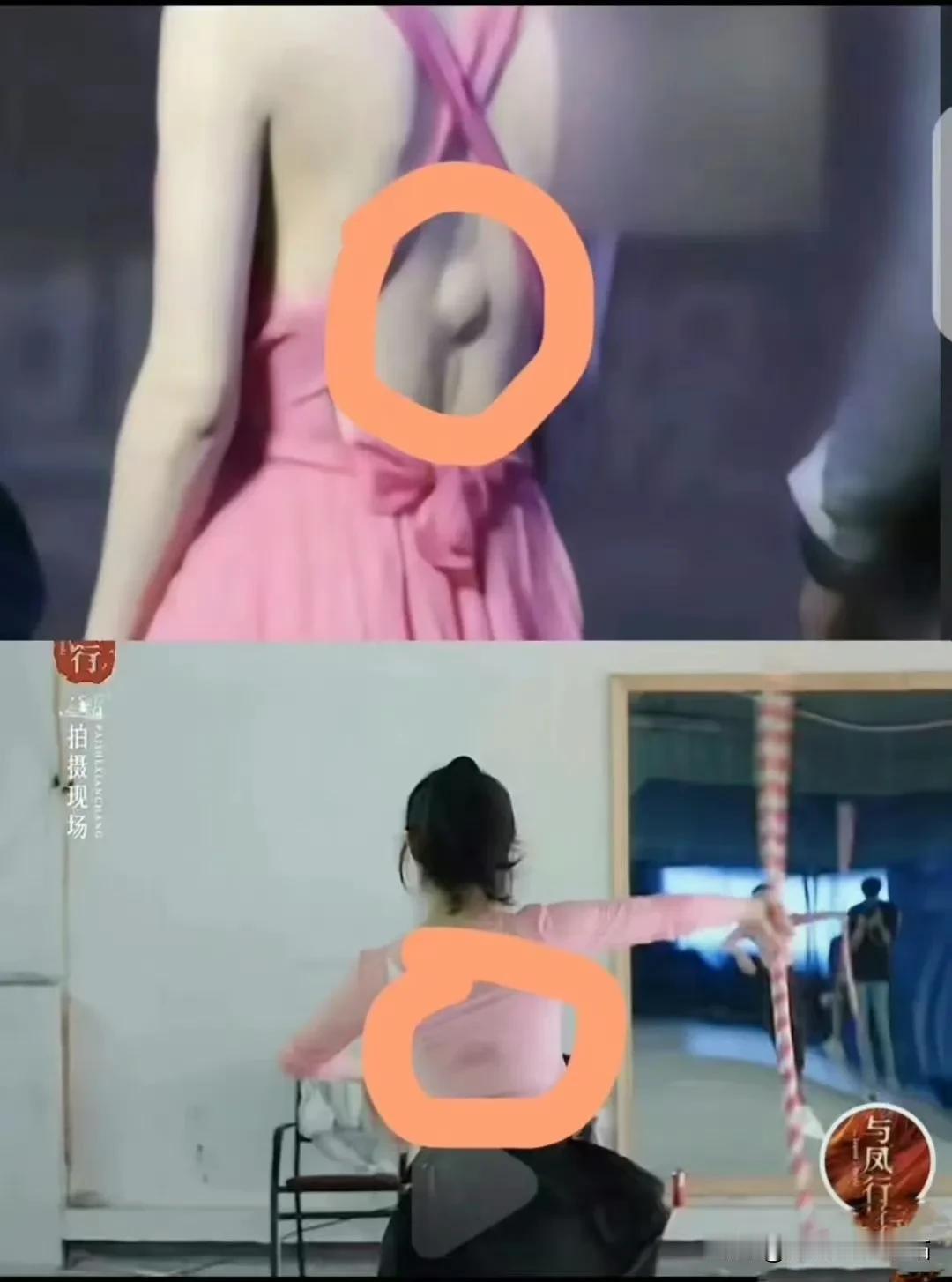 看了《与凤行》放出的，赵丽颖训练花絮，发现她后背的伤好严重，连衣服都遮挡不了。
