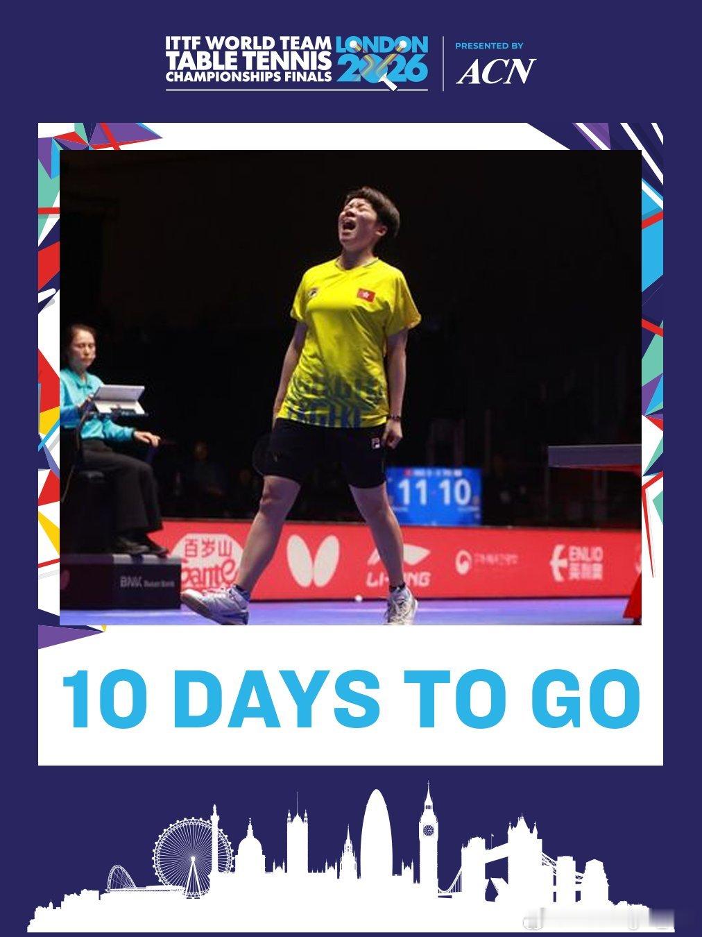 伦敦世乒赛团体赛 倒计时1️⃣0️⃣天 