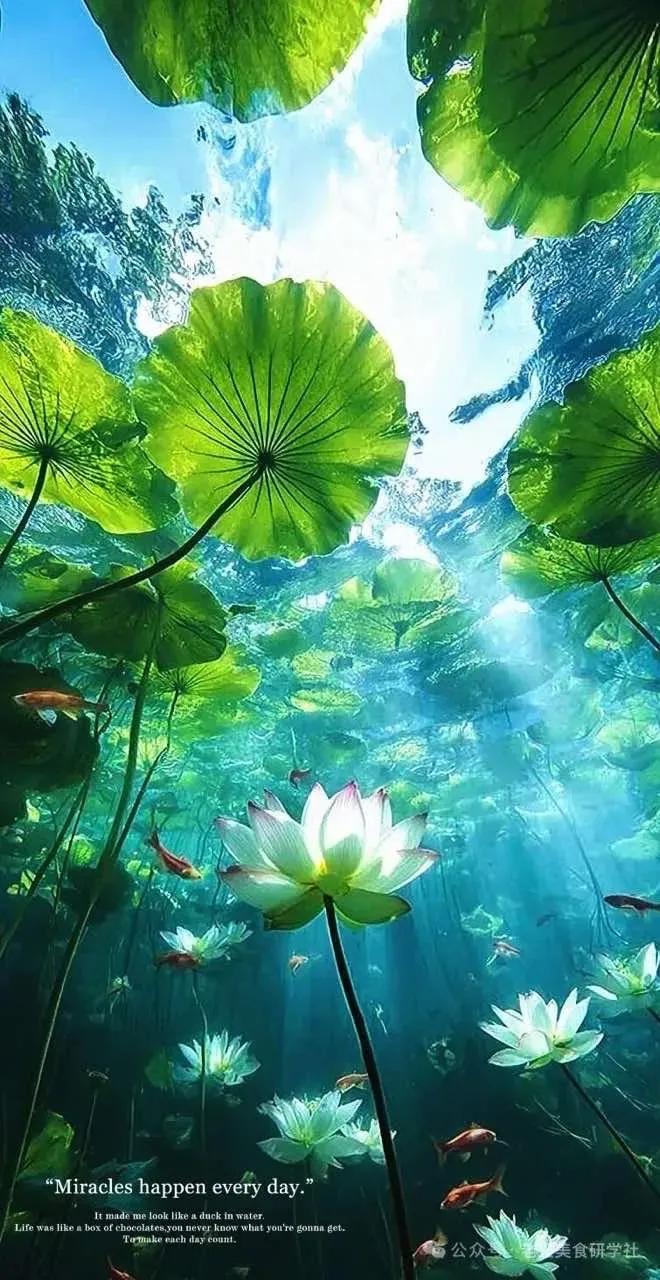 荷花

碧波荡漾映斜阳，翠盖亭亭映水塘。
出水芙蓉娇欲滴，红妆翠袖舞风香。
蜻蜓