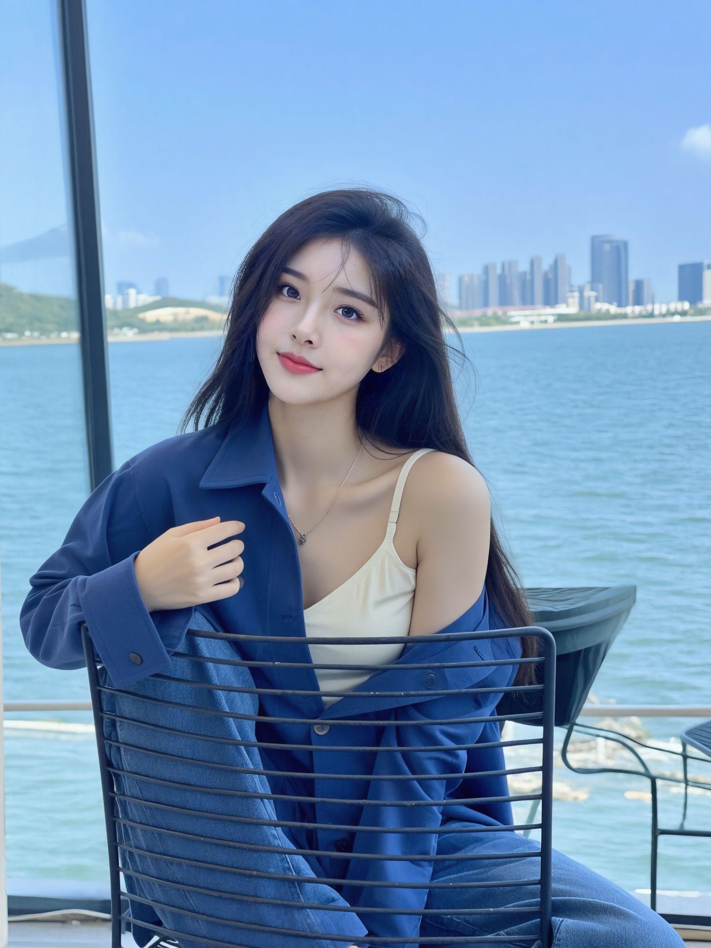 AI海滨氛围感写真