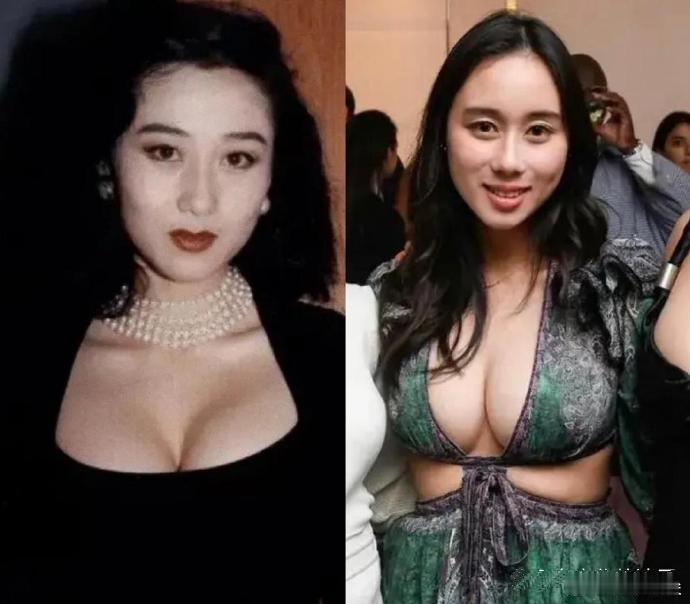 何超欣不仅长得像利智，身材也像！ 