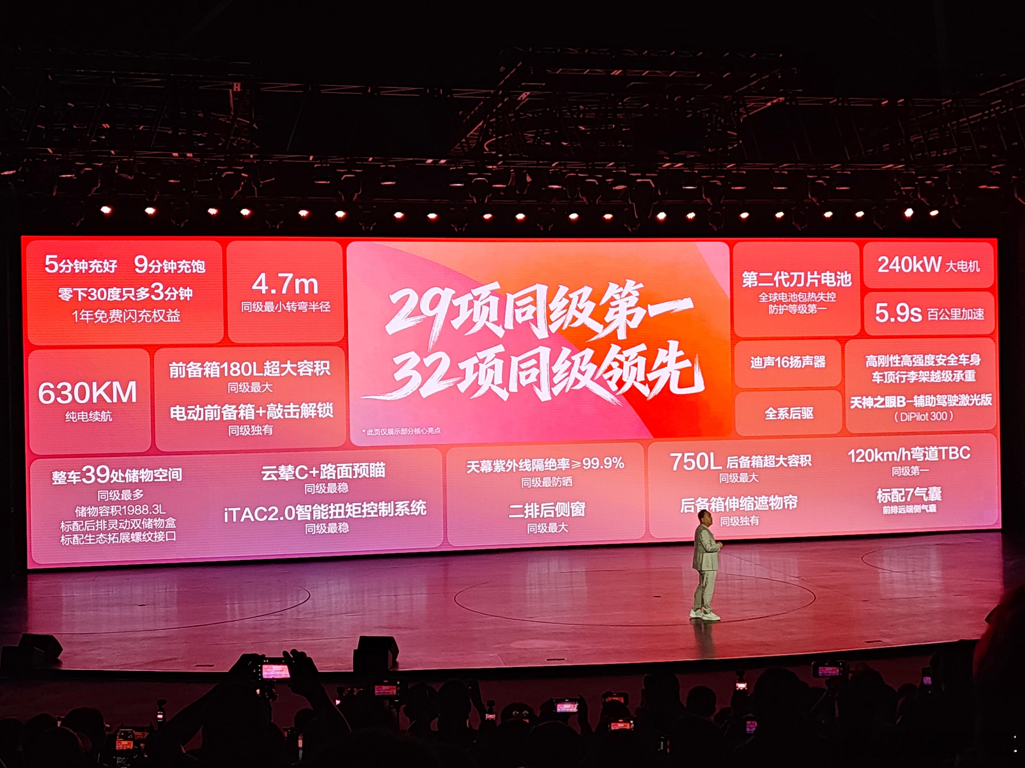 比亚迪第三代元PLUS上市，11.99-14.99万元全系闪充+第二代刀片电池，