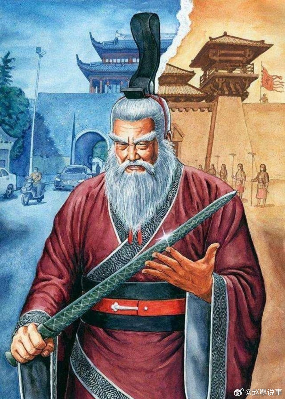 前195年，刘邦弥留之际，把陈平叫到床前说：“你带着周勃，去把樊哙杀掉，首级拿来