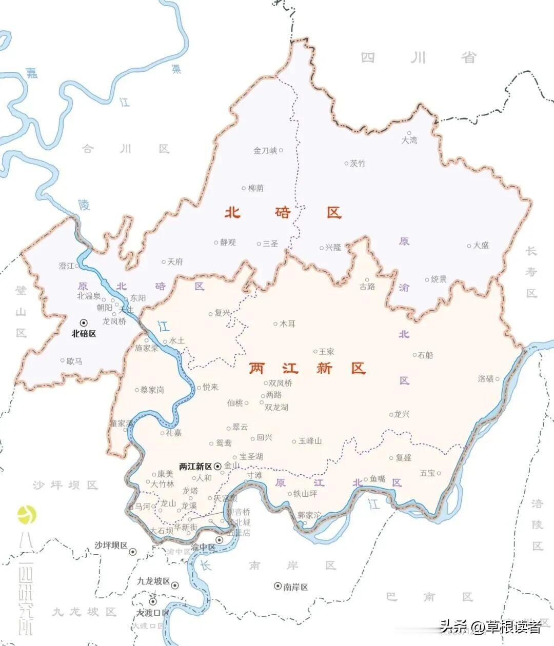 两江新区最不想要的镇，是不是五宝镇？
两江新区成立了。原属于渝北区的几个偏远镇：