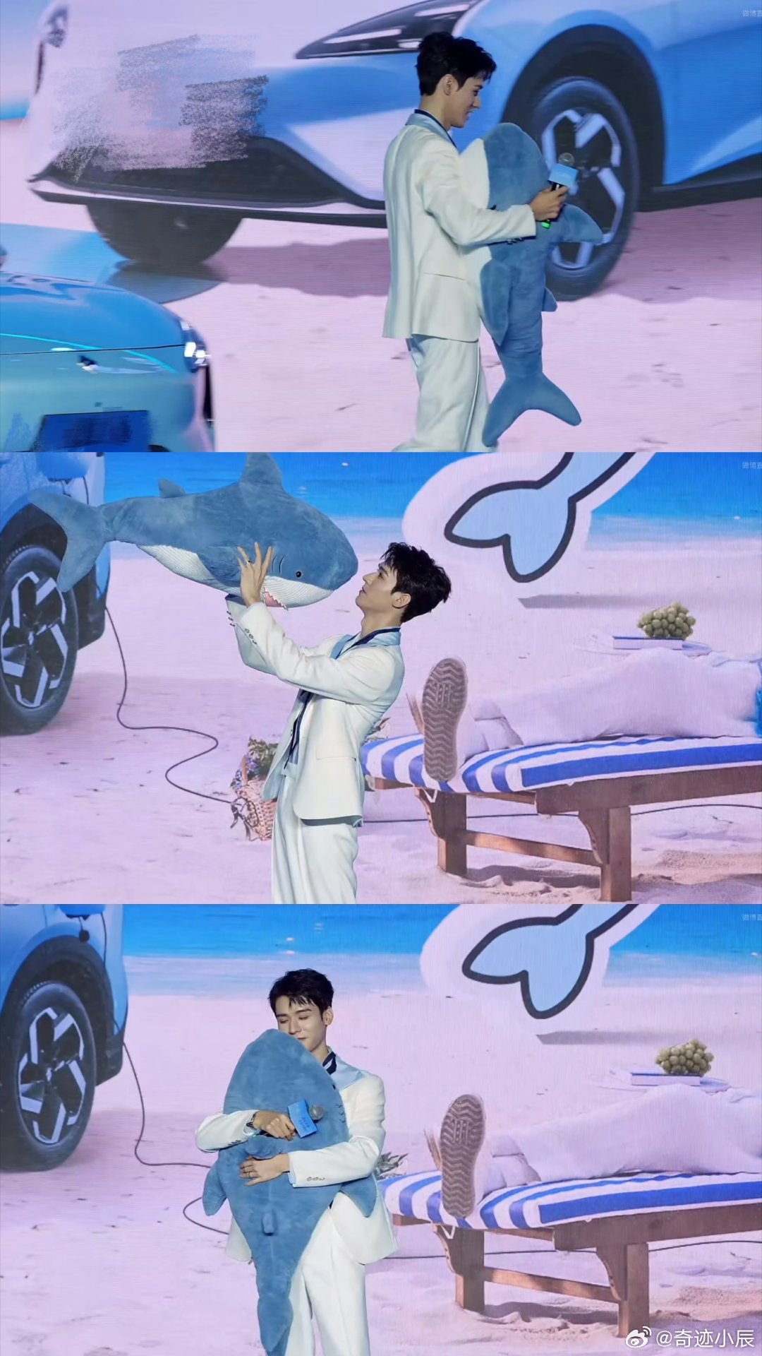 龚俊这个风吹到我心里了横店的风也太会了！精准吹开龚俊胸前丝巾，那颗痣若隐若现，不