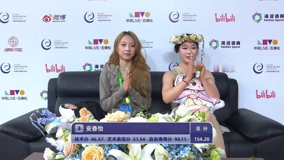 2026俱乐部联赛总决赛 安香怡自由滑好棒的妮妮！配置：3Lo，3T手扶冰，2A