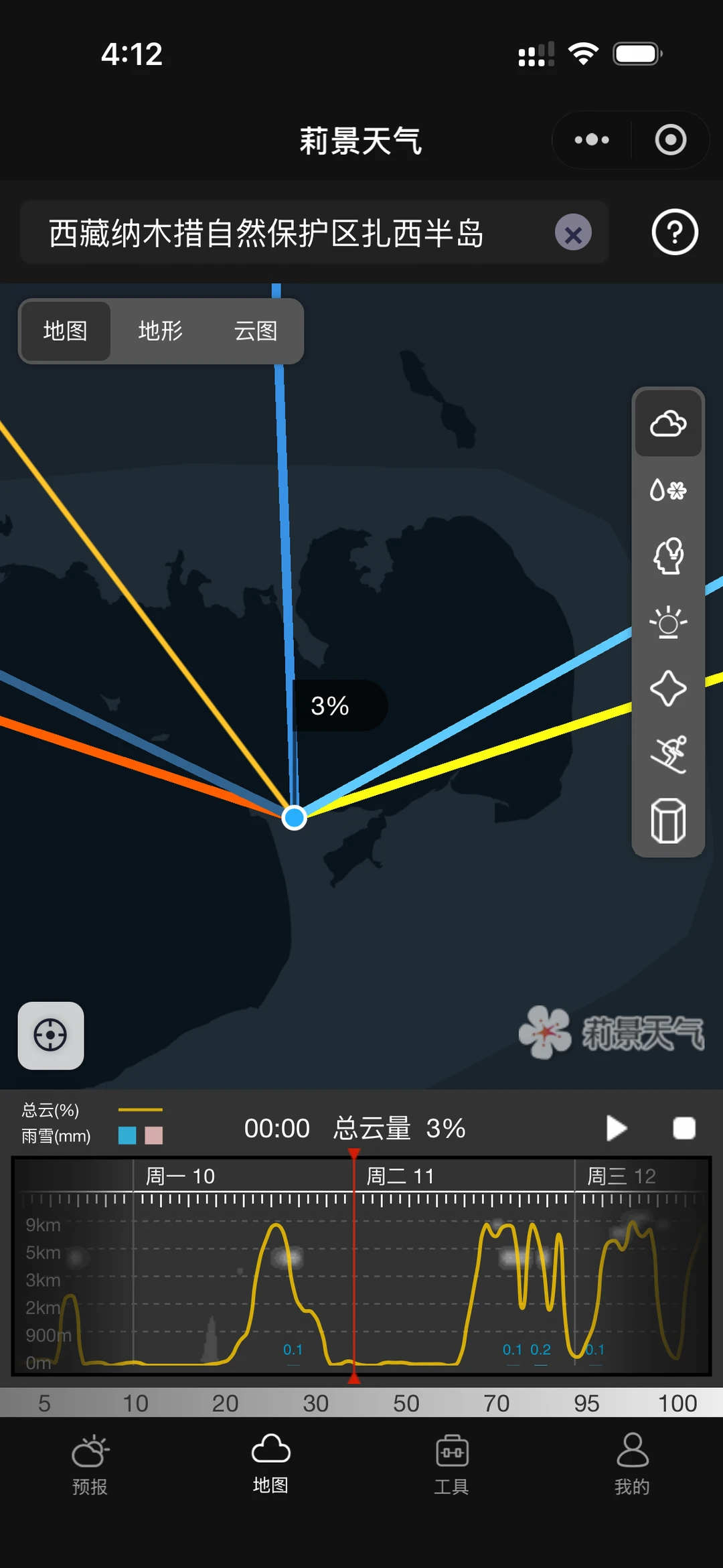 纳木措天气非常OK，晚上拍星空流星雨去