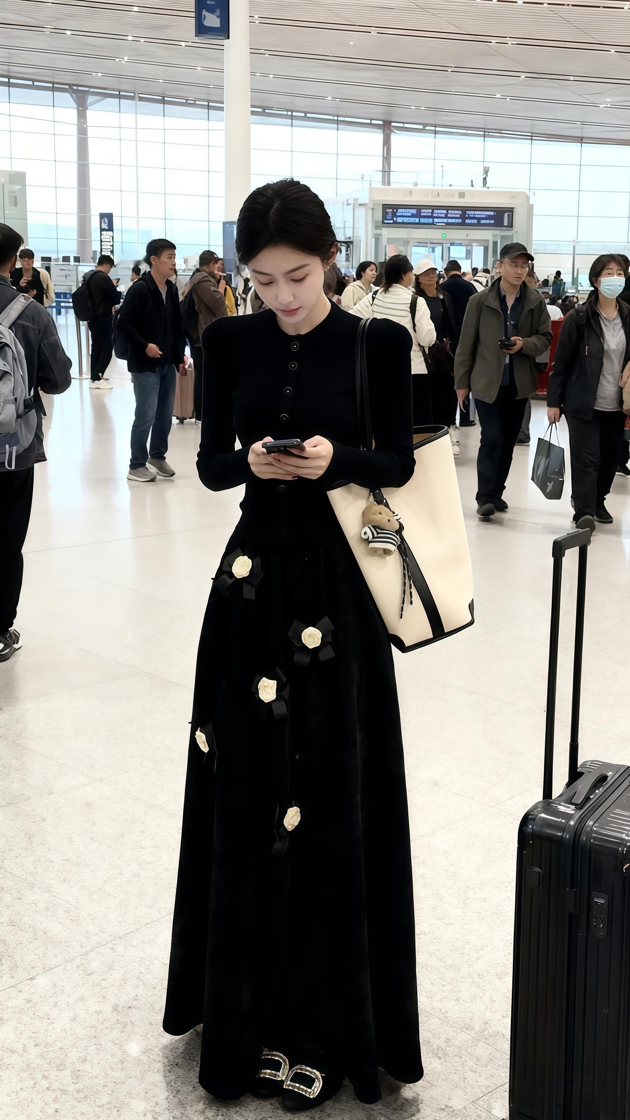 女装 气质穿搭高级感穿搭今天穿什么 黑色系穿搭