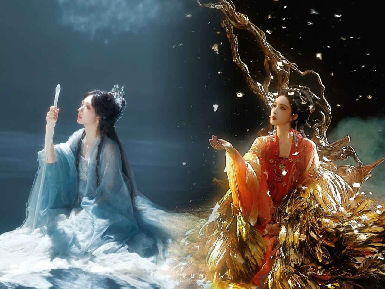 投稿  【孟子义  王影璐】金乌雪鸢 太阳月亮 ​​​