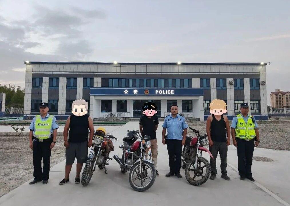 新疆生产建设兵团第一师阿拉尔垦区公安局梨花派出所开展道路通行专项清查，现场查处一