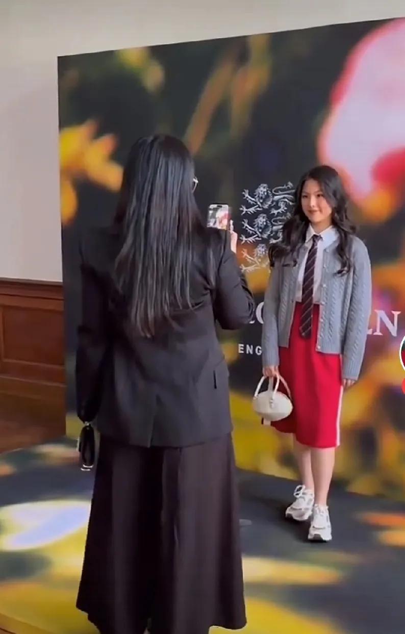 李湘的独生女儿，集万千宠爱于一身。
王诗龄小时候胖胖的，现在这么瘦。
幸福的小公