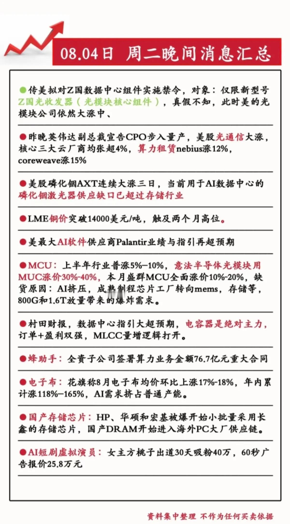 8.5周三  财经热点必读！ 