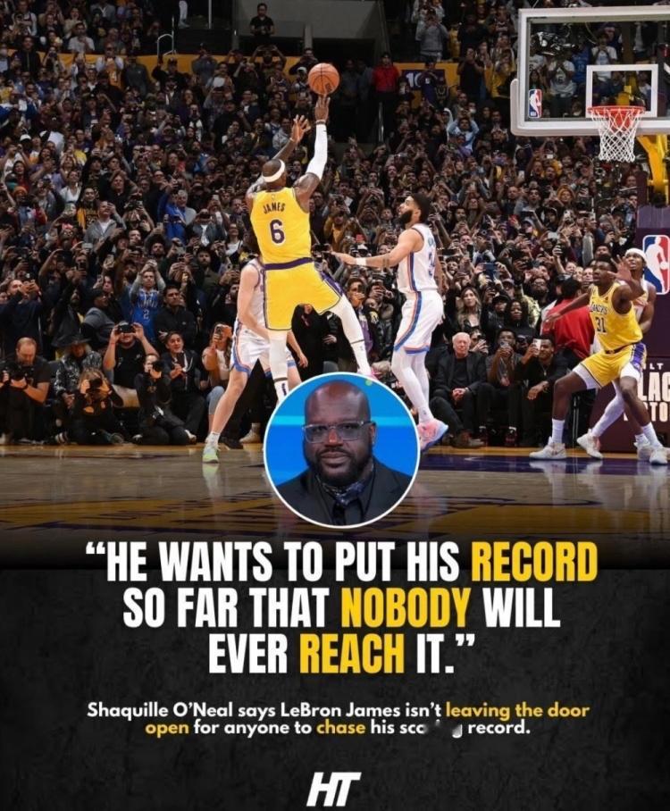 奥尼尔认为詹姆斯会再打两年。

“从高中开始我就了解他和他的团队，我认为他肯定会