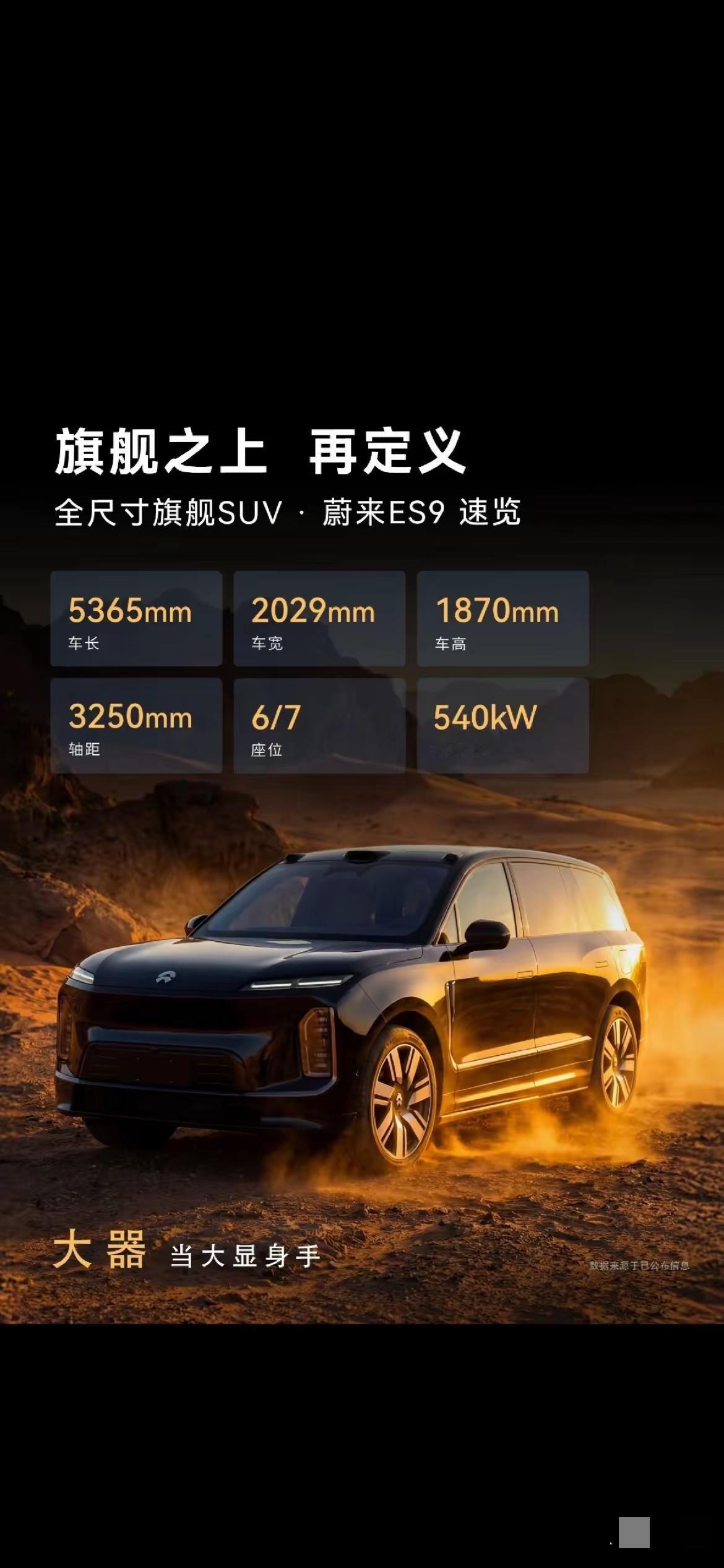 5.365米长的车，有必要为了堆砌技术而强上旗舰吗？蔚来ES9搞出这样一个庞然大