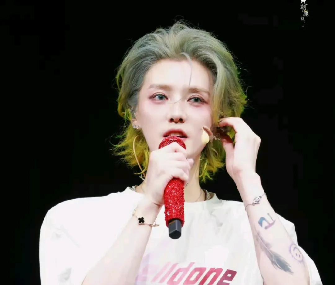 鹿晗演唱会这造型也太潮了！

他真的是一张娃娃脸，三十多了看上去还跟二十出头的大