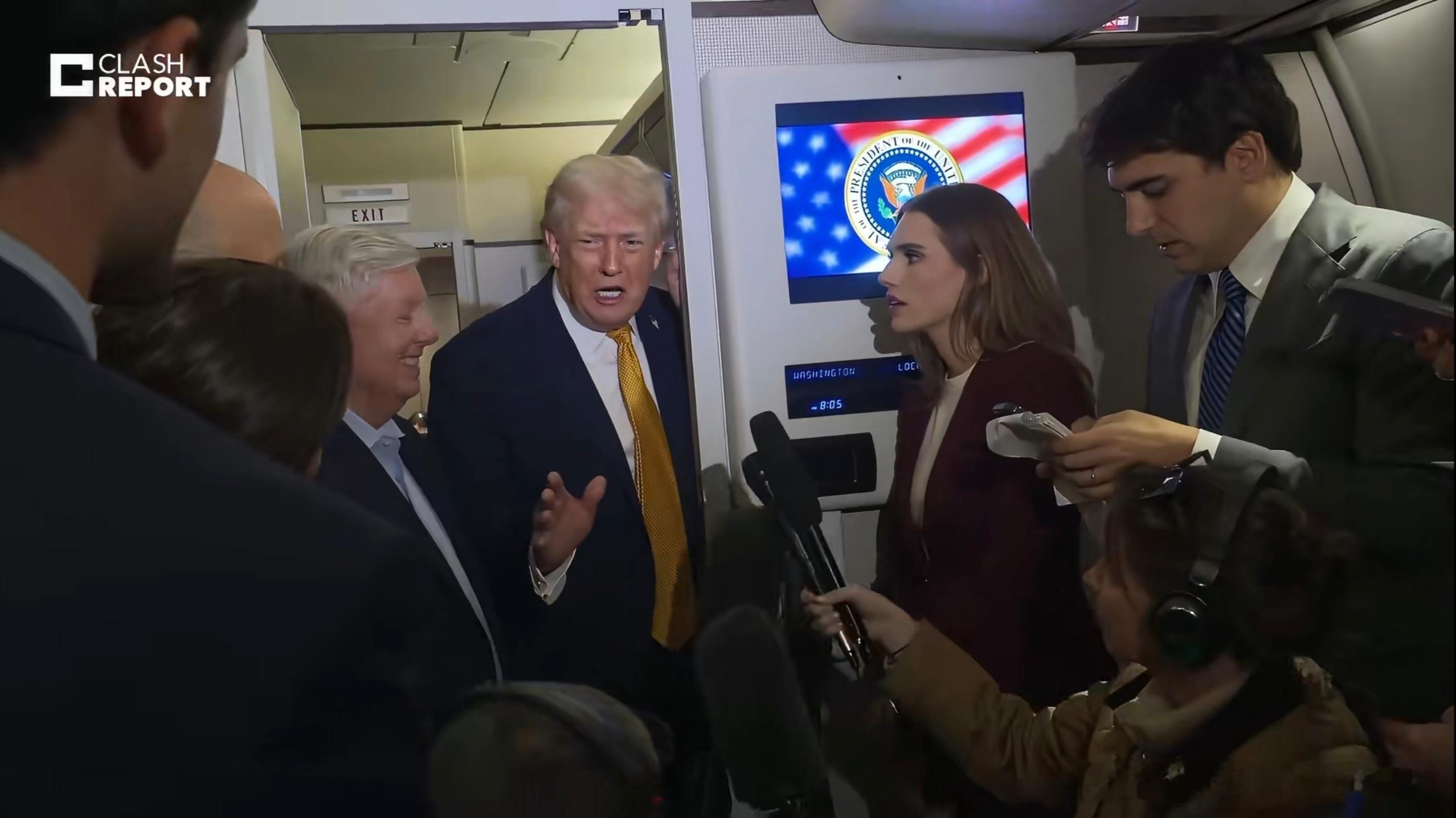 特朗普面对记者语出惊人：大家知道丹麦最近为了加强格陵兰岛的安保做了什么吗？他们又