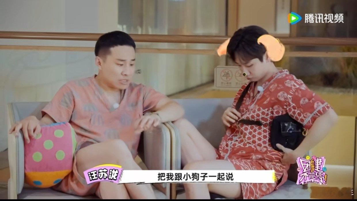 汪苏泷正主认证狗塑  笑不活了，在 团建不能停  的游戏环节，汪苏泷理直气壮选小