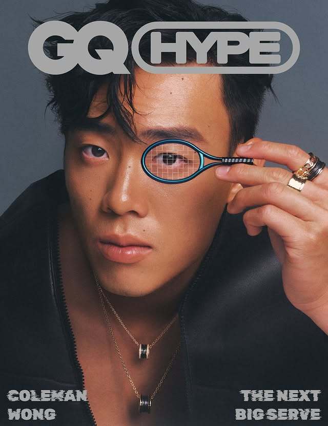 黄泽林GQ封面 创意还挺不错吧？网球[超话] ​​​