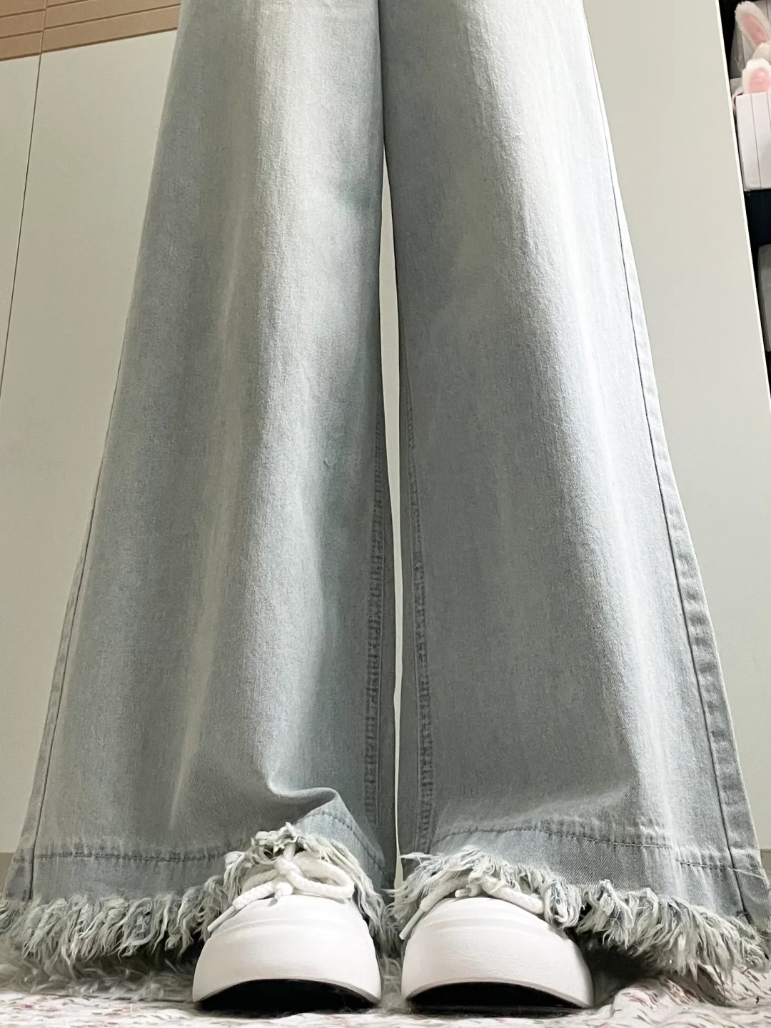 终于找到版正垂感好的浅调牛仔噜！！！！