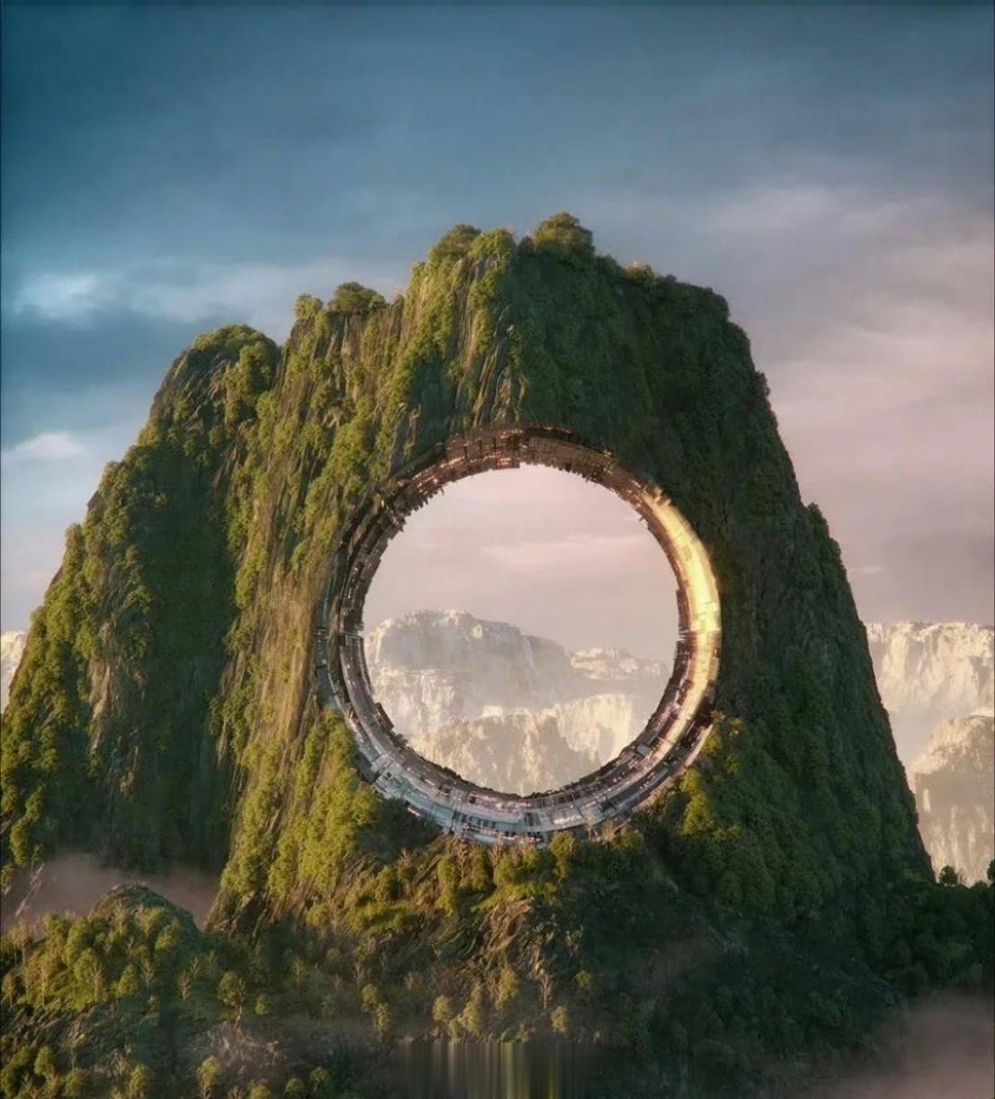 2008年，西藏。当年天涯有个论调，如果将喜马拉雅山，人工开凿直径10KM的大洞