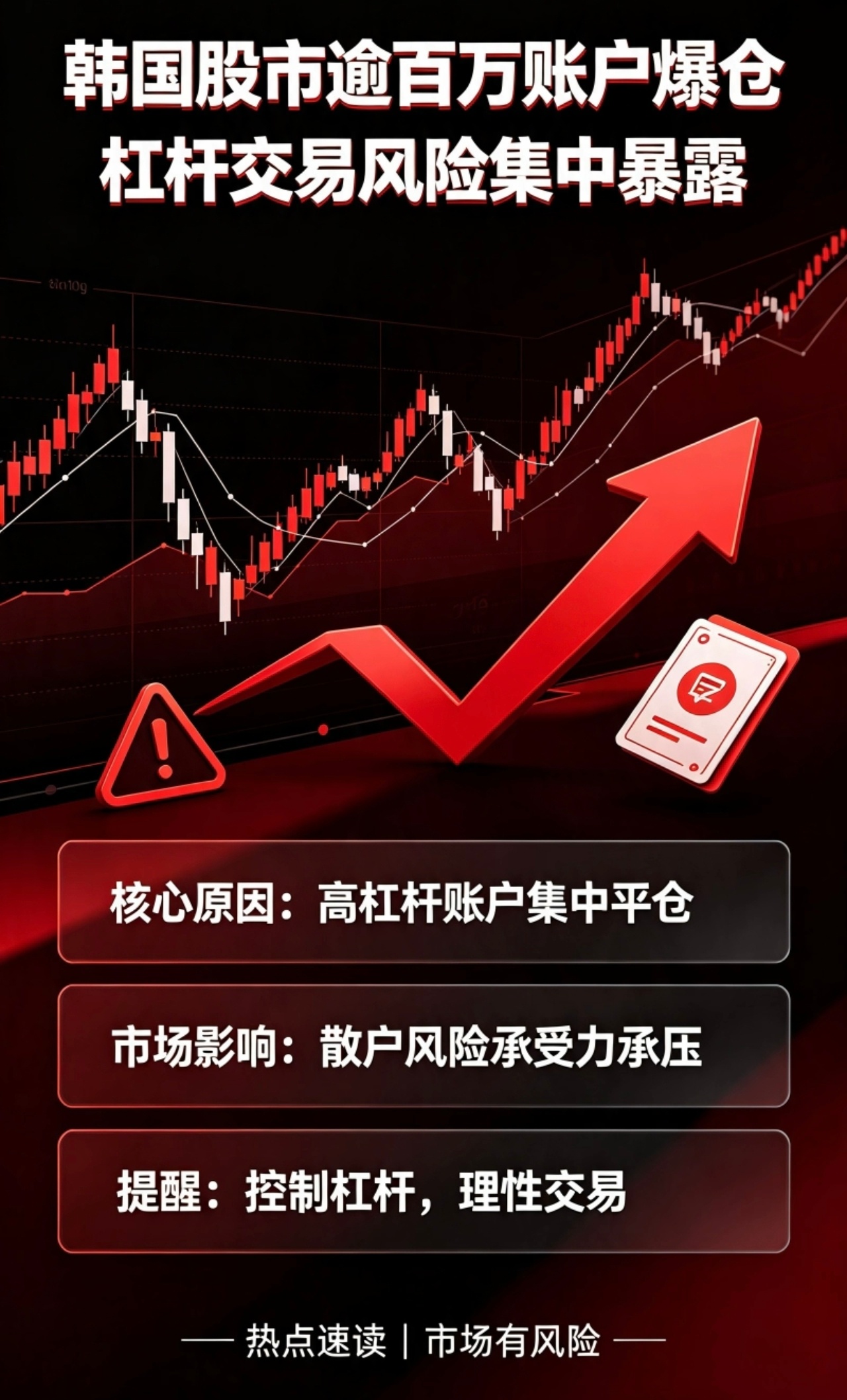 韩国股市逾百万账户爆仓这事儿最值得关注的，不是单纯“跌了”，而是背后高杠杆交易风