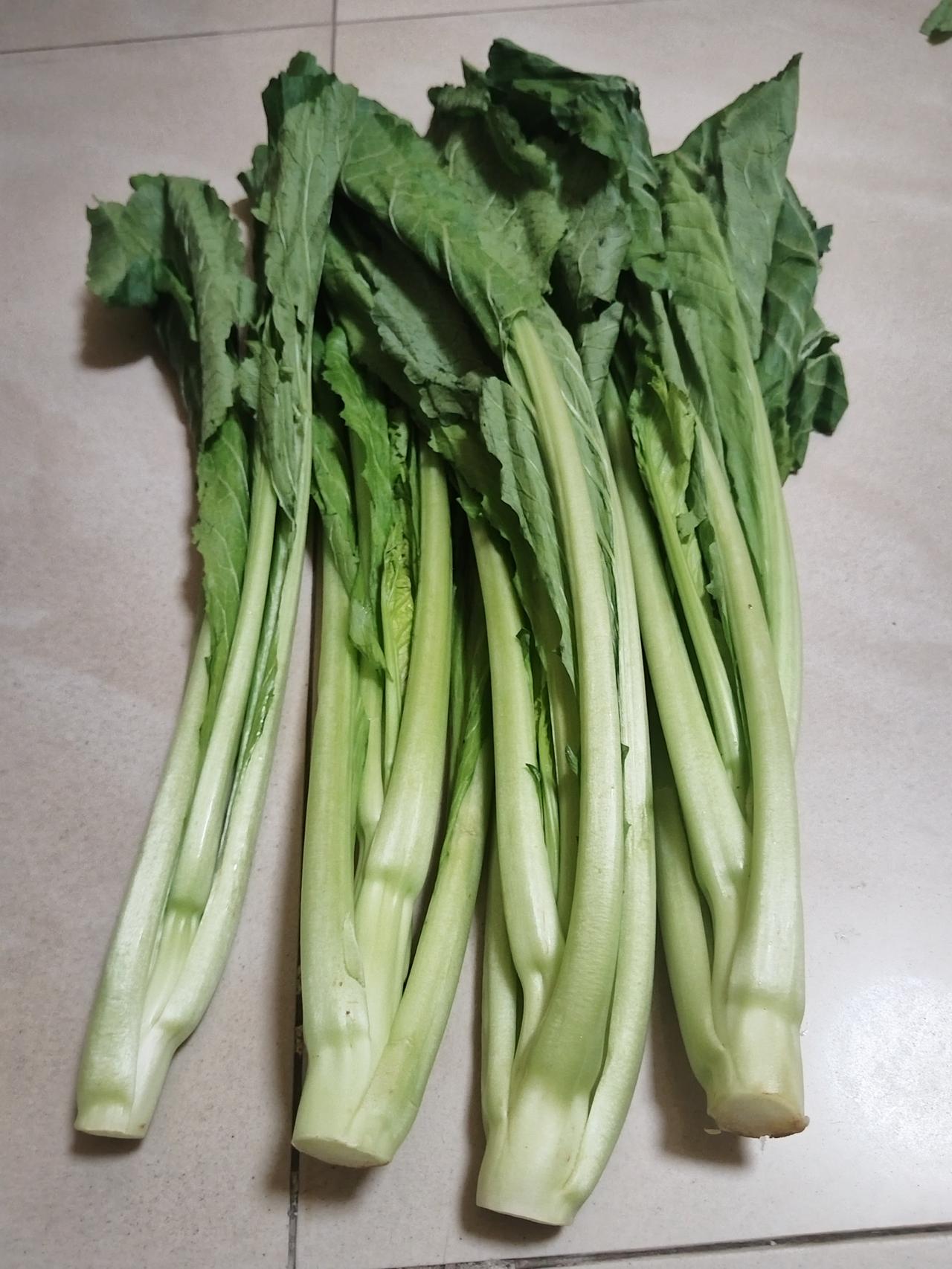 今天广州下雨了，家里青菜吃光了，没青菜吃饭感觉不香，有肉有菜味道更加好！虽然下雨
