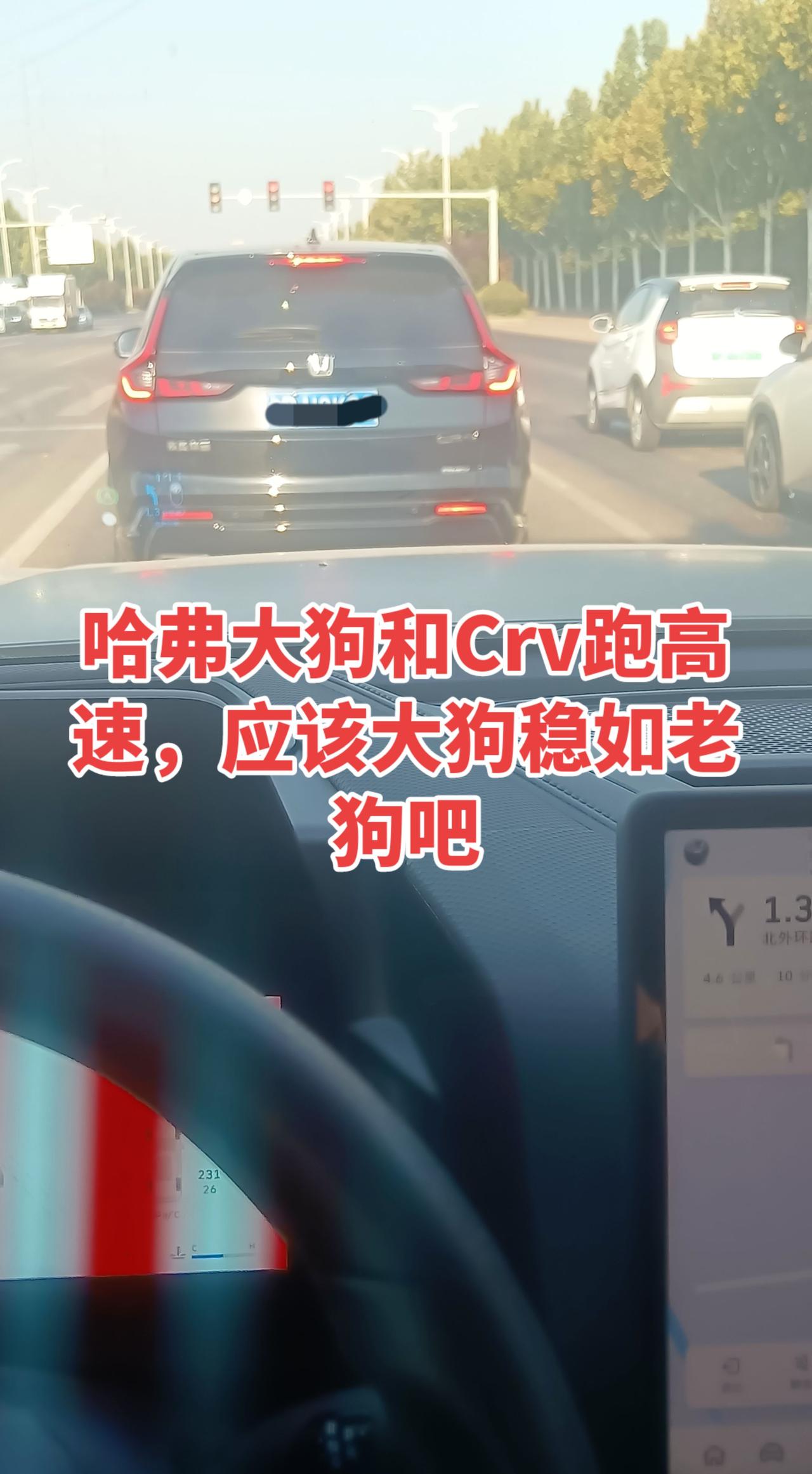 大狗高速应该实力碾压crv吧