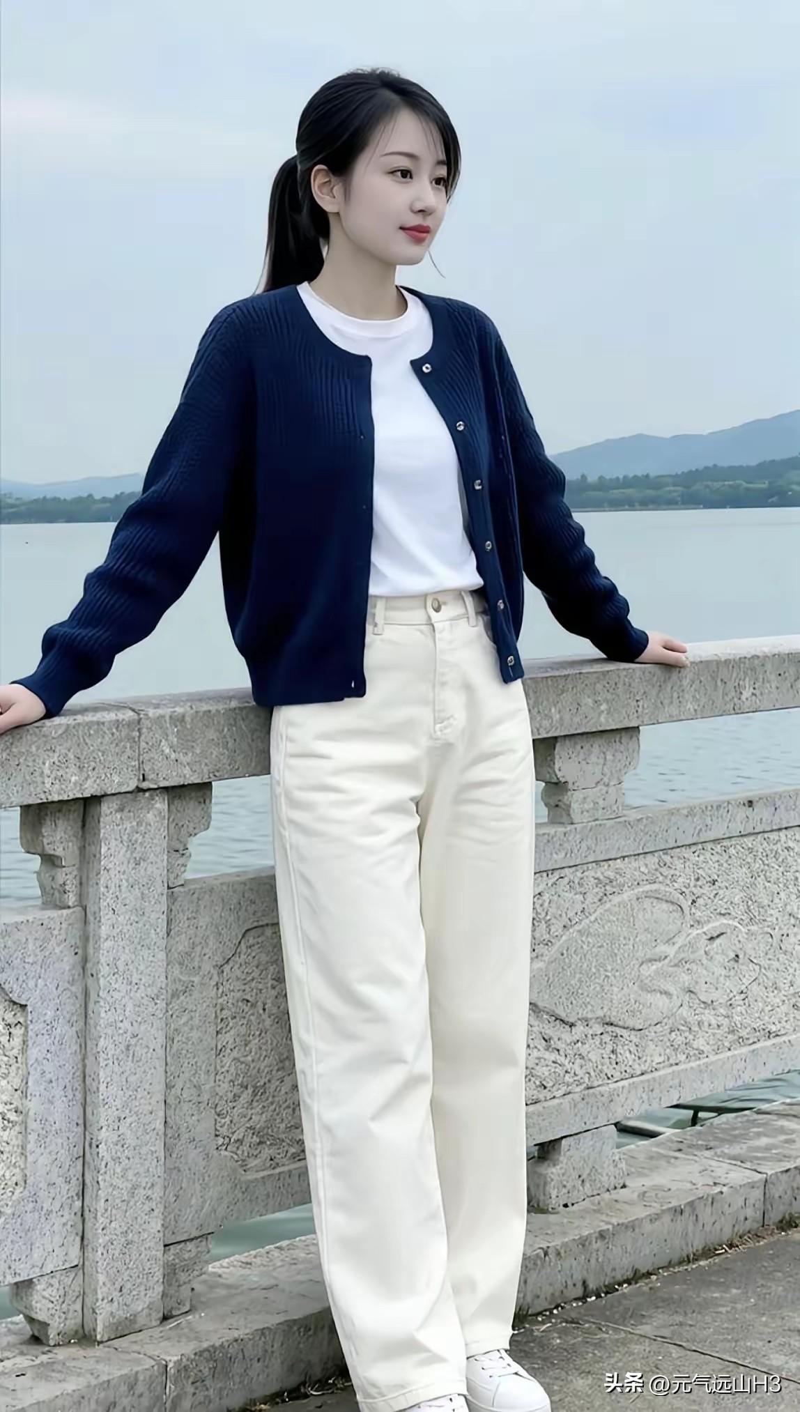 这个小姐姐很漂亮，能看出是真人或是ai制作吗？
（图片来自网络，如侵必删）