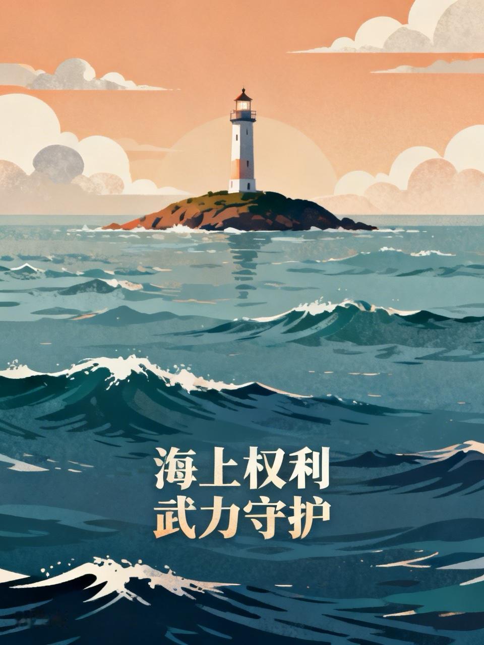 中国若要维护海上权利，武力不可或缺，唯有消灭一切来犯之敌，方能守护海疆，靠口头上