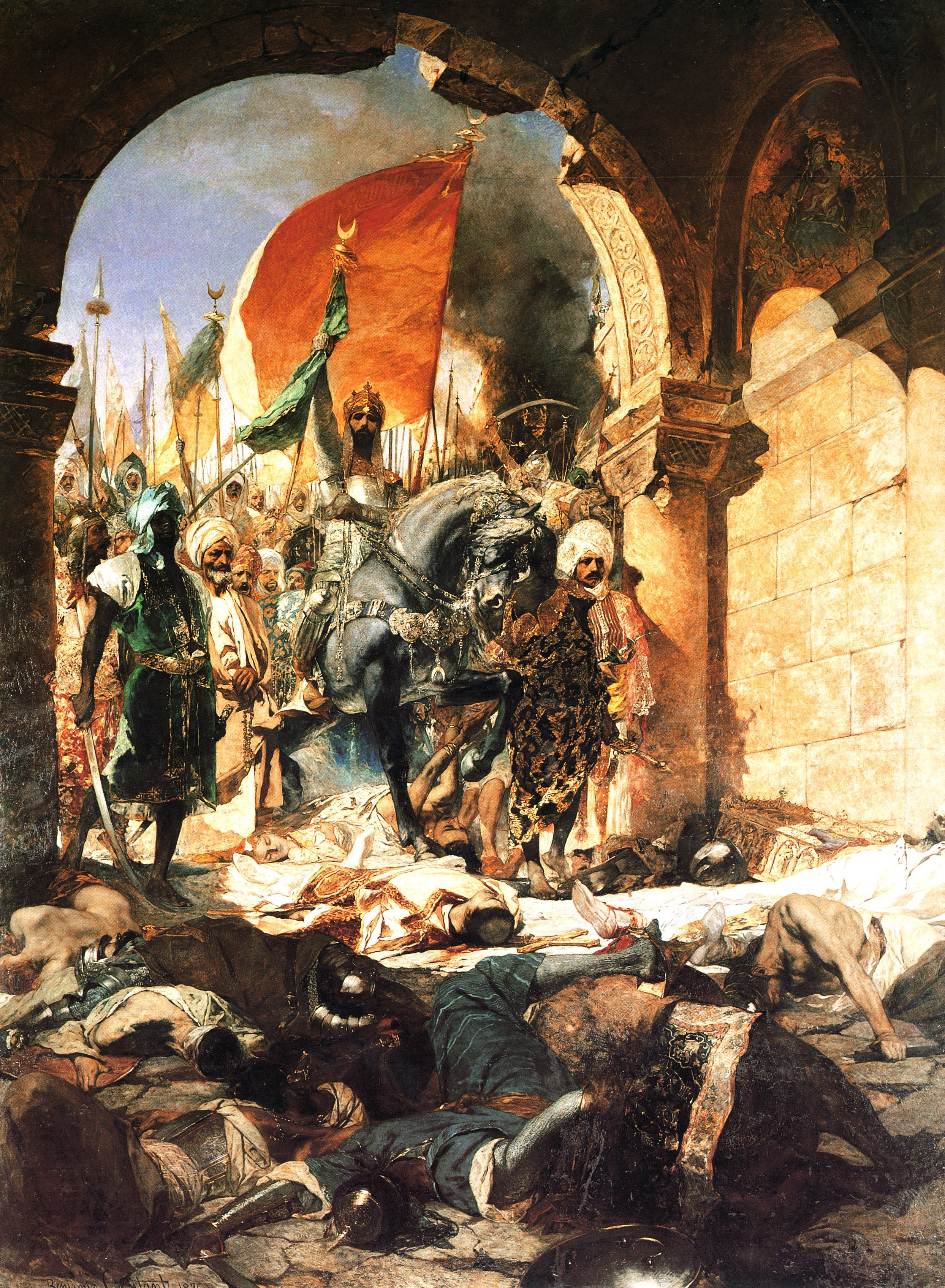 1453年，奥斯曼帝国由苏丹·梅赫梅德二世（Sultan Mehmed II）领