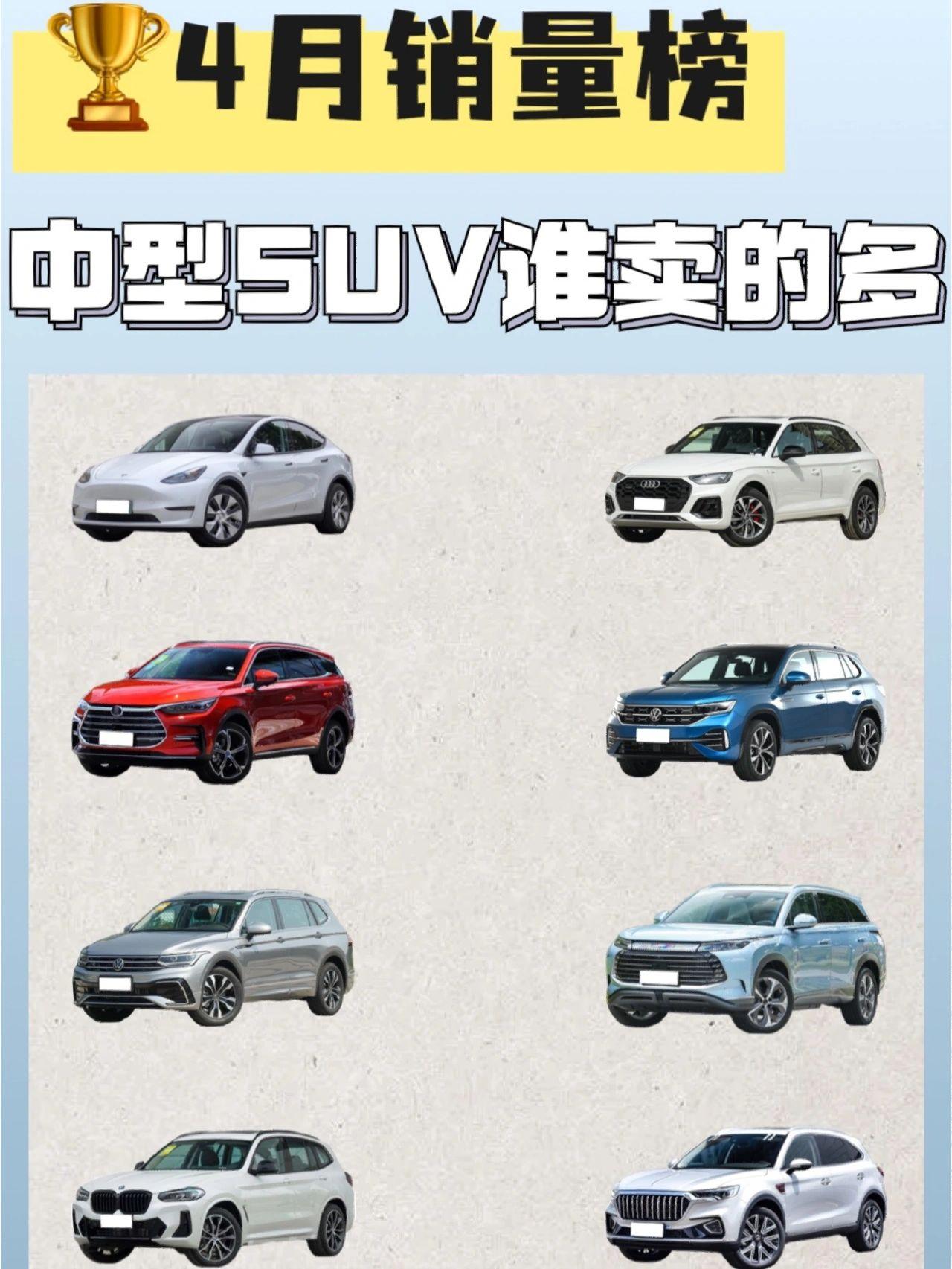 四月销量榜，中型SUV谁卖的多？
特斯拉Model Y
优点：车灵活好开，后备箱