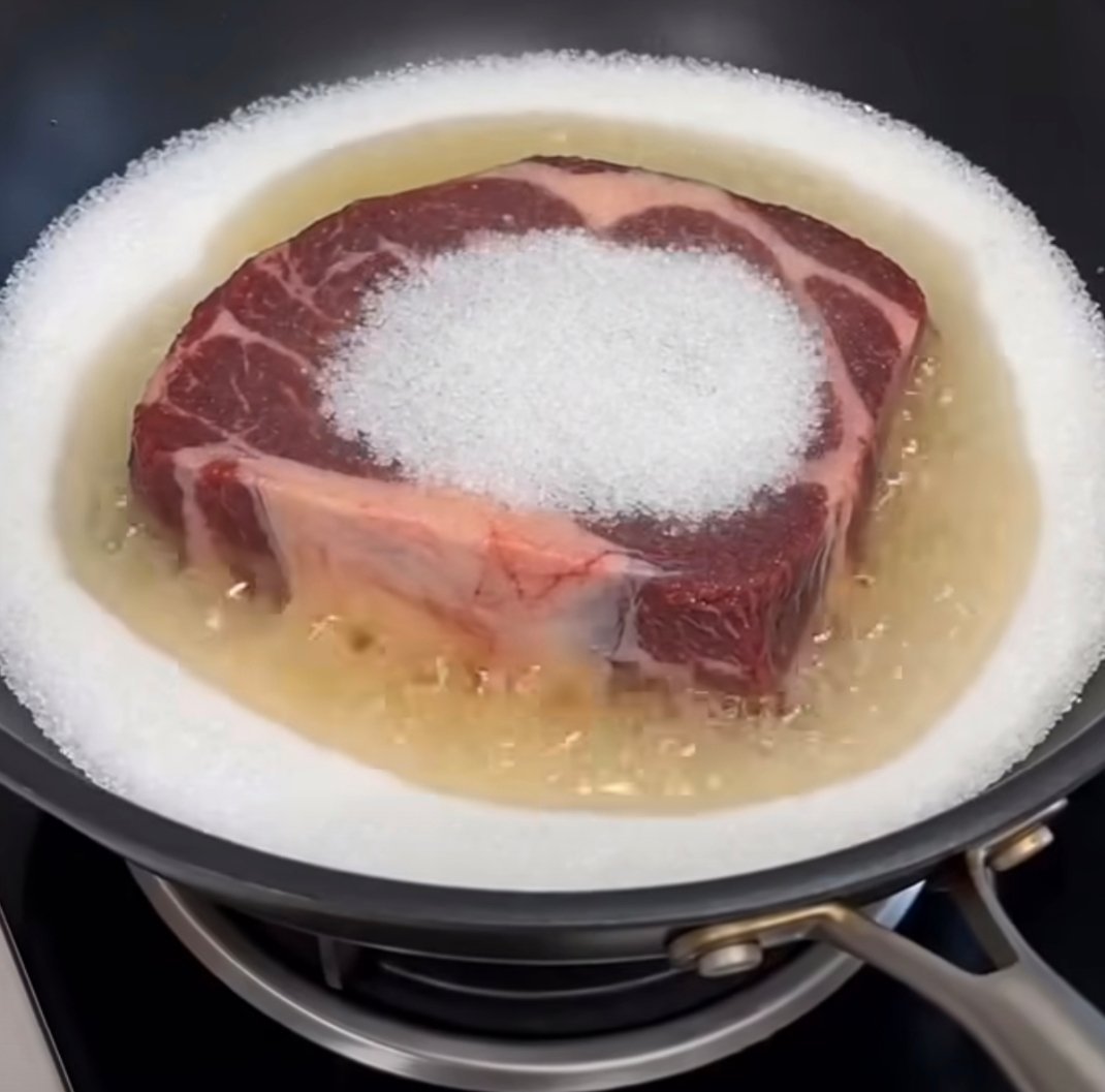 拔丝牛排 